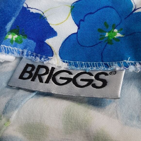 Briggs Blue floral sz 10 Skirt - Picture 2 of 8